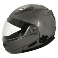 Hawk Bluetooth Transition 2 in 1 Gun Metal Modular Helmet